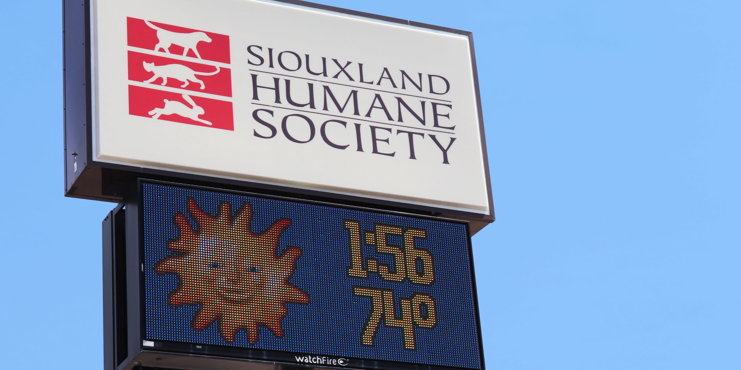 Siouxland Humane Society Sign