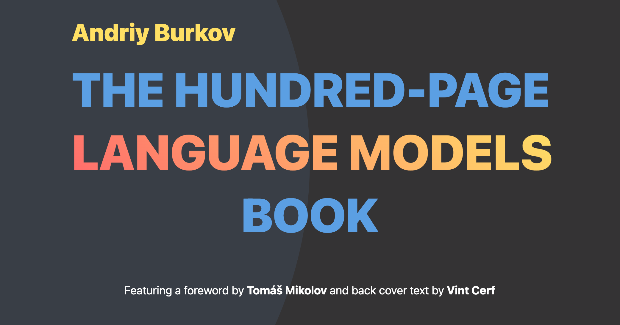 The Hundred-Page Language Models Book · Twitter