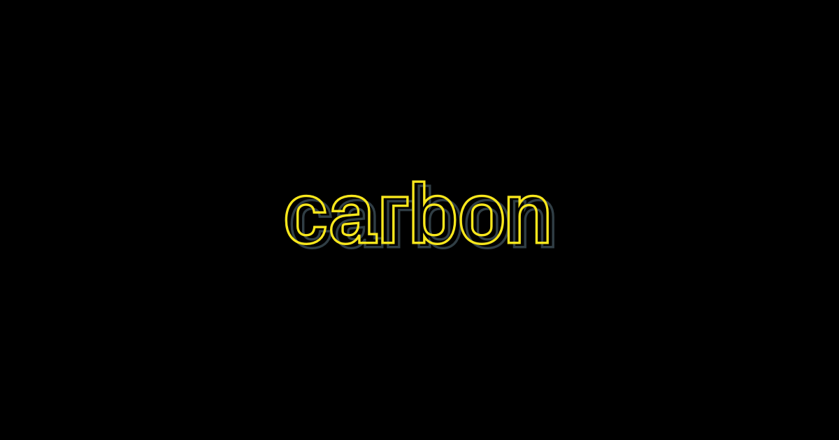 Carbon · Twitter