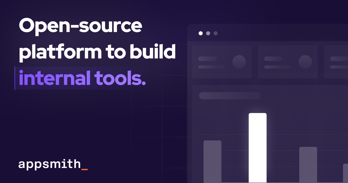 Appsmith | Open-Source Low-Code Application Platform · Twitter
