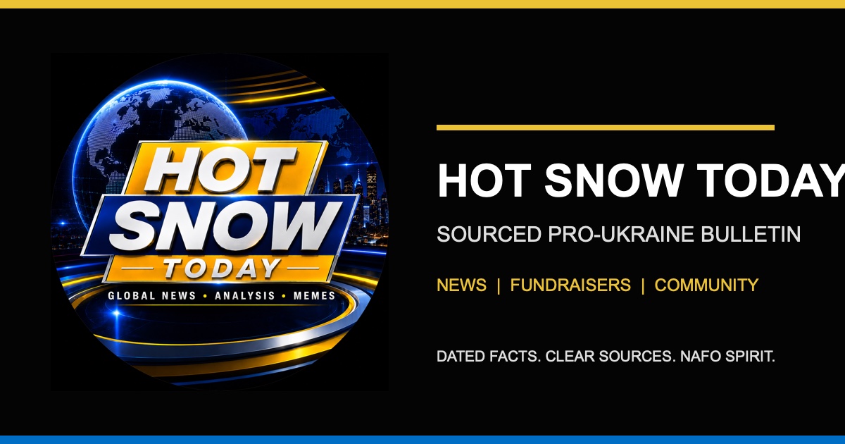 Hot Snow Today sourced pro-Ukraine bulletin