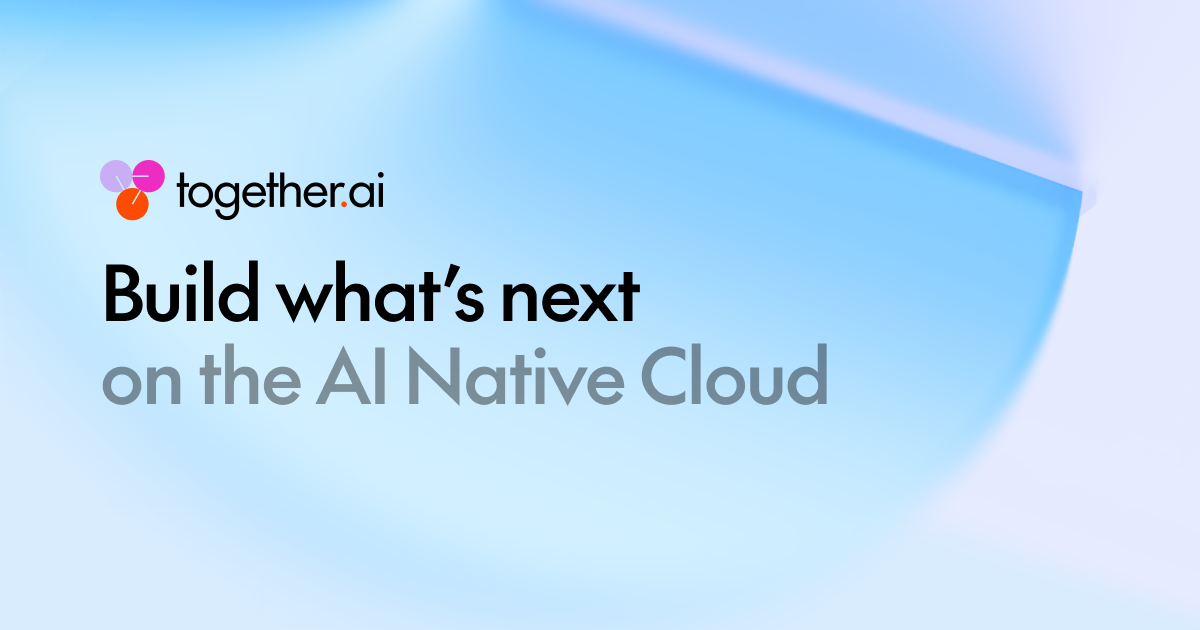 Together AI | The AI Native Cloud · Twitter