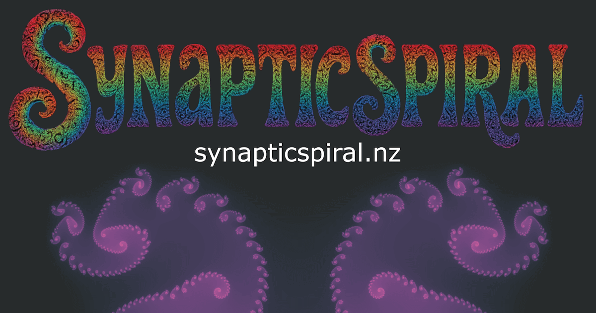 Colorful psychedelic fractal visualization showing intricate mathematical patterns