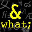 Discover Unicode Character Entities & Symbols | AmpWhat · Twitter