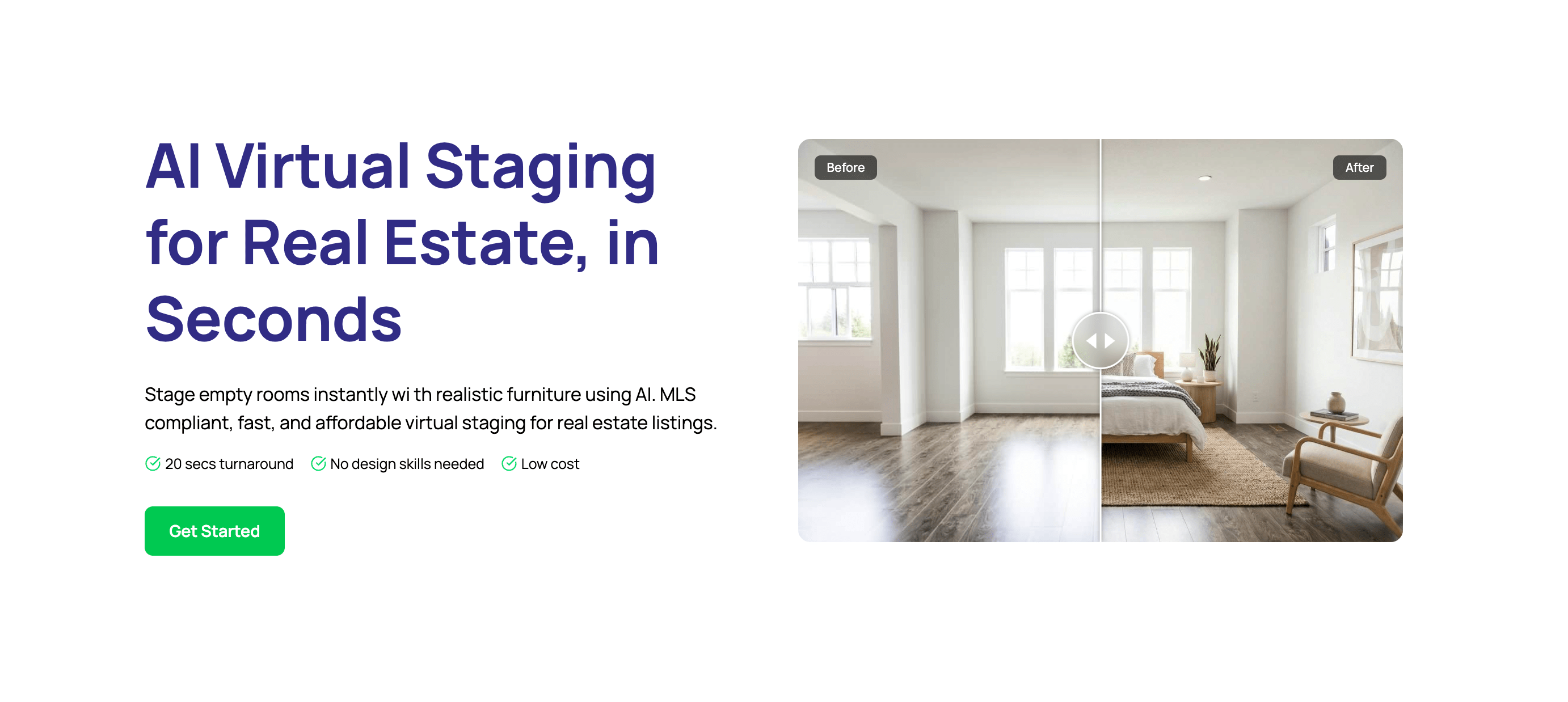 AI Virtual Staging for Real Estate Listings, in Seconds · Twitter