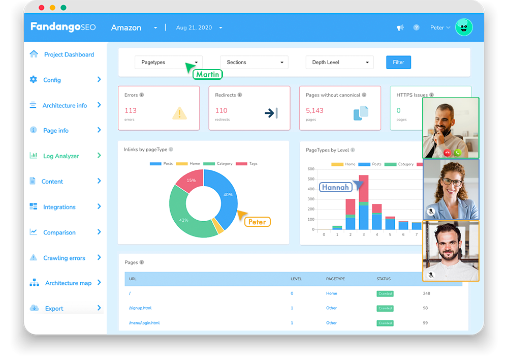 FandangoSEO – Website crawler & SEO Log Analyzer · Twitter
