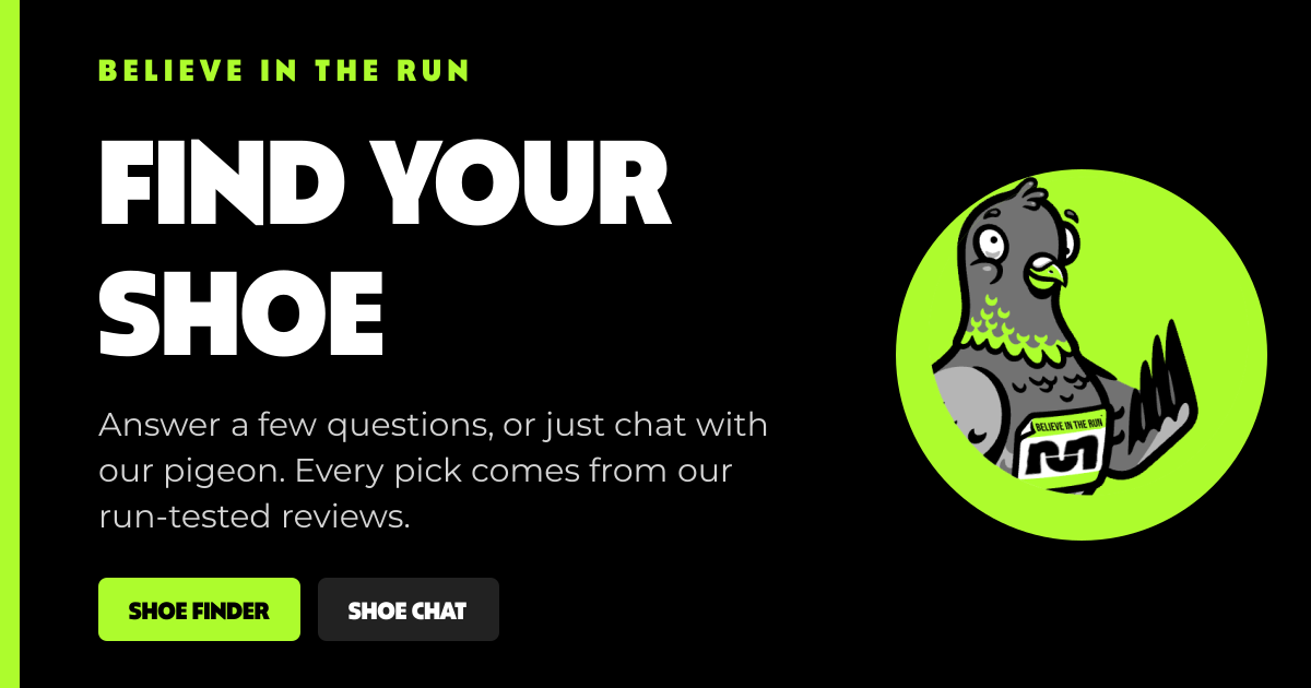 Believe in the Run Shoe Finder: find your perfect running shoe
