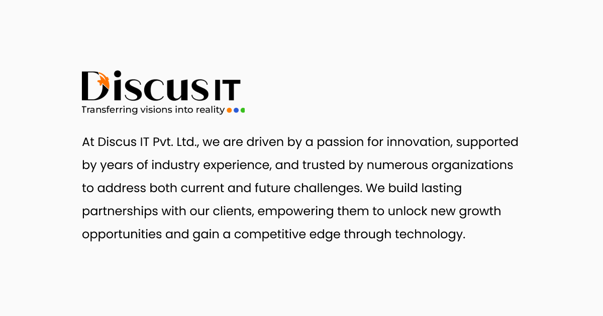 Innovative IT Solutions | Discus IT Pvt. Ltd. · Twitter