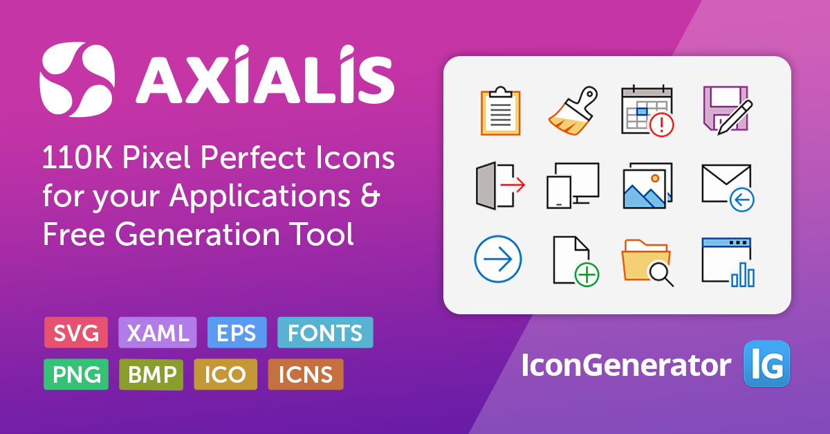 Axialis icons and icon tools for software projects