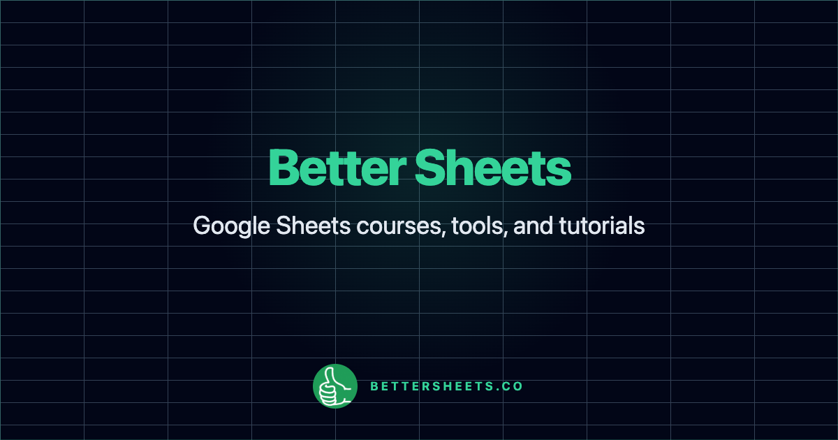 Google Sheets Courses, Tools & Tutorials · Twitter
