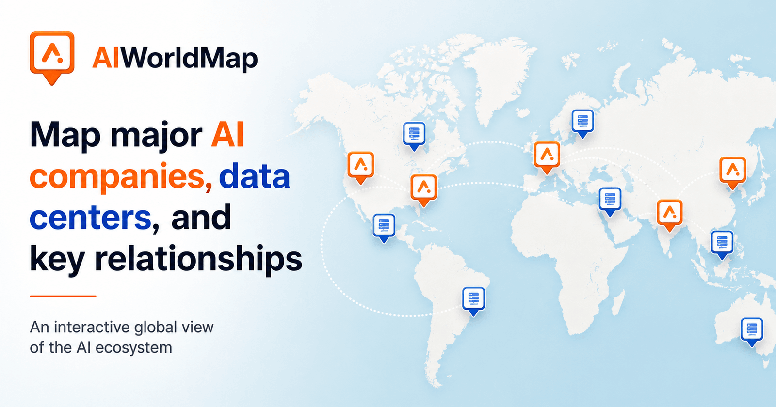 AIWorldMap | Global AI Companies and Data Centers · Twitter