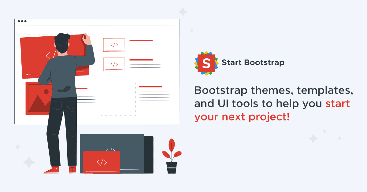 Start Bootstrap - website themes and templates built using the Bootstrap framework
