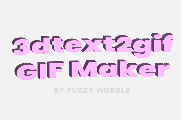 3dtext2gif 3D TEXT GIF MAKER · Twitter