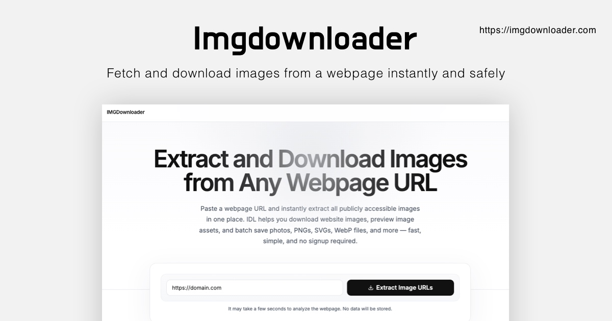 IMGDownloader image downloader