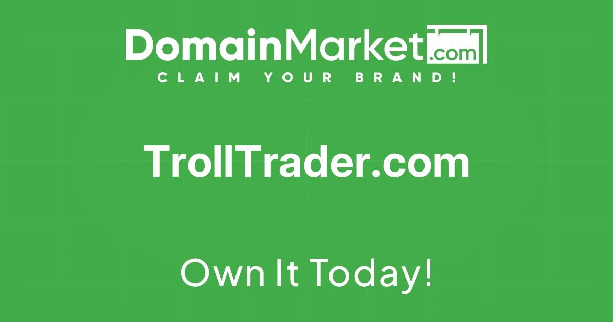 TrollTrader.com is for sale - Premium  Domain · Twitter