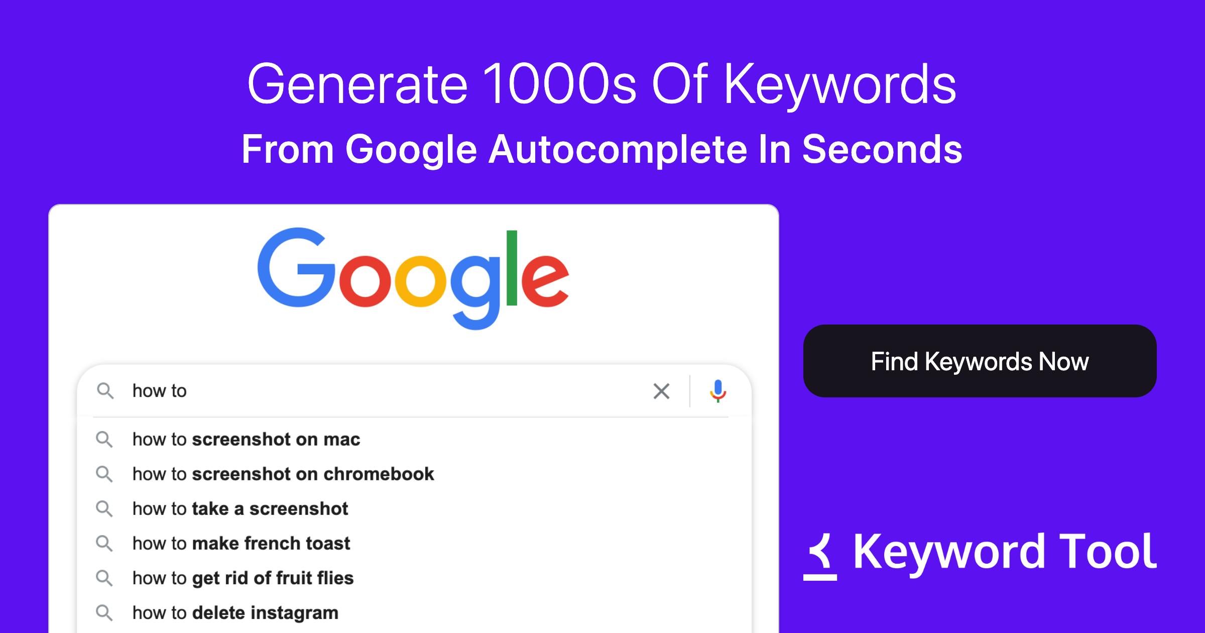 Keyword (Research) Tool ⚠️ Plan Google Keywords【FREE】