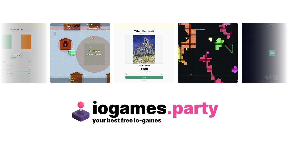 iogames.party - your best free io-games · Twitter