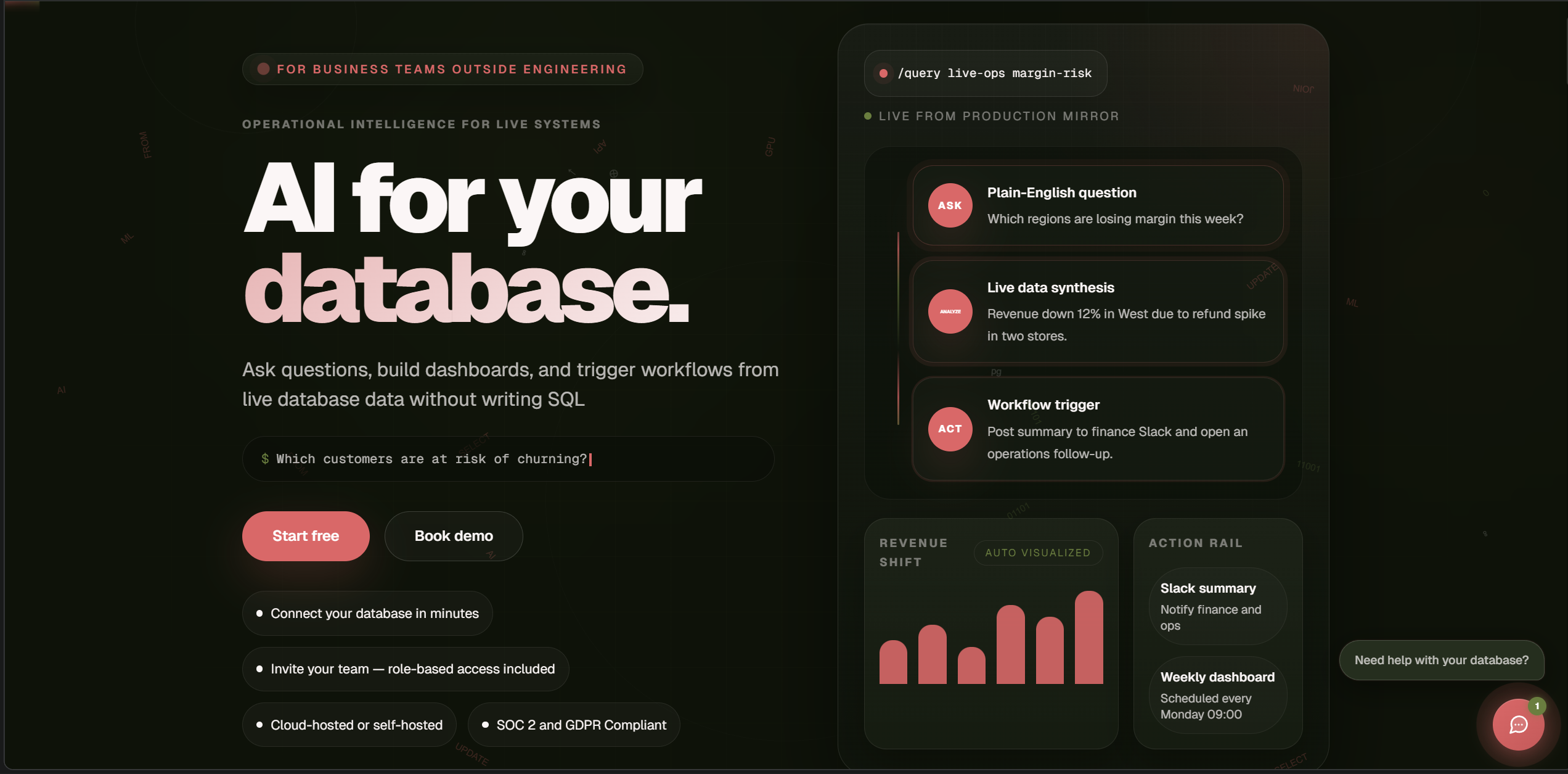 AI for Database – Ask Yours in Plain English, No SQL