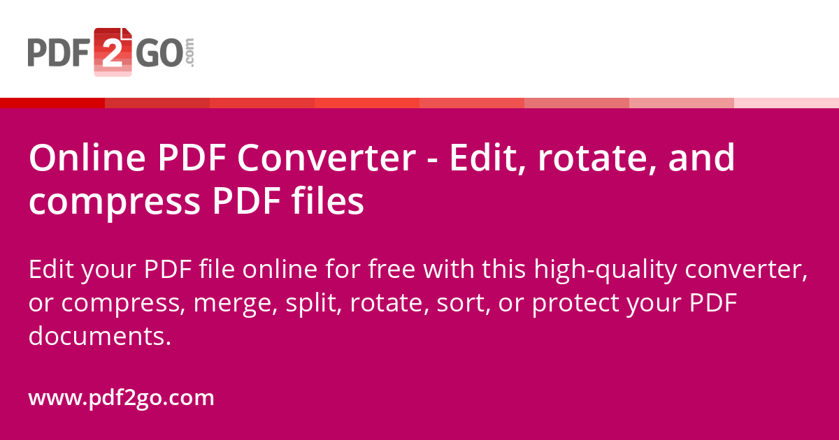 Free online PDF editor · Twitter