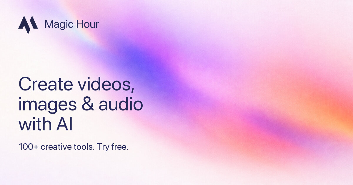 AI Video Generator, Image Generator & Editor - 100+ Free Online AI Tools | Magic Hour · Twitter