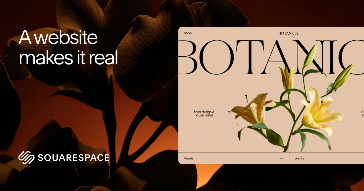 Website Builder – Easily Create Your Own Website — Squarespace · Twitter