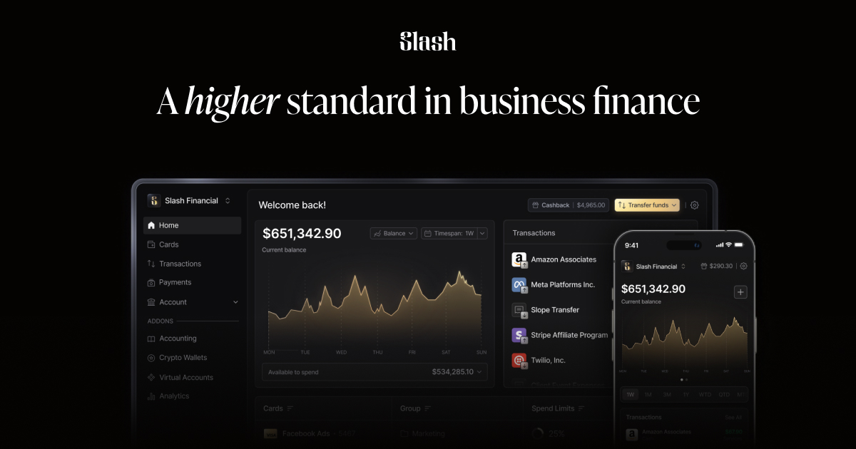 Business Banking, Cards & Treasury | Slash · Twitter