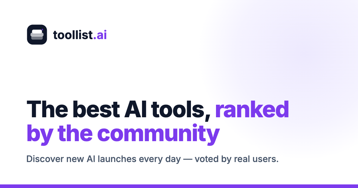 AI Tools Directory — Best Free AI Tools List | toollist.ai · Twitter