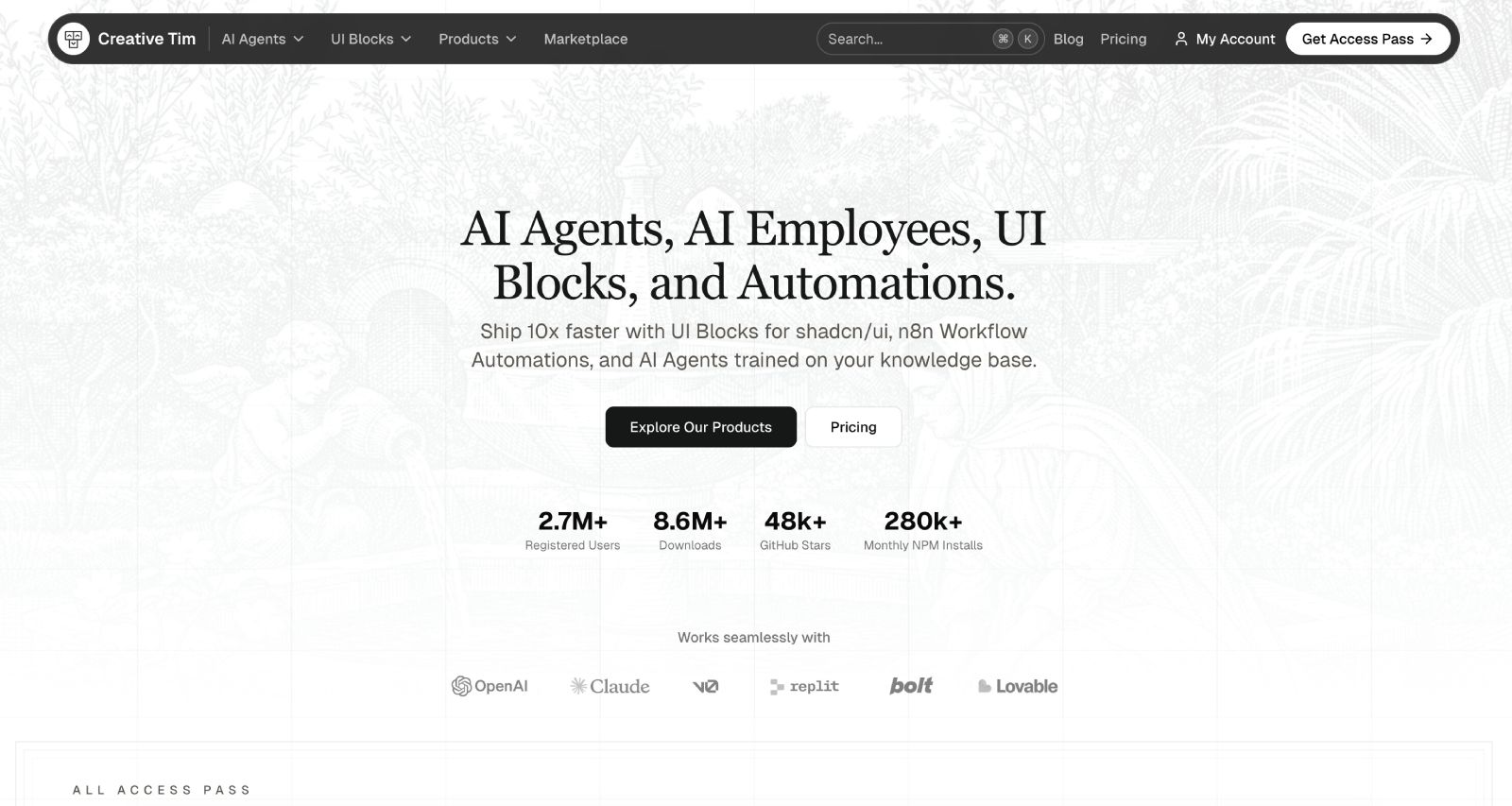 Creative Tim - Build. Automate. Launch. Scale. · Twitter