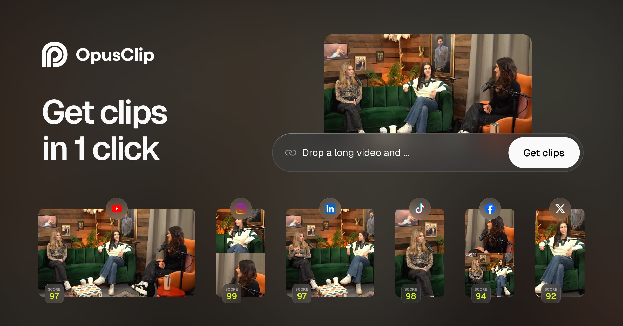 OpusClip: #1 AI video clipping tool to create viral shorts · Twitter