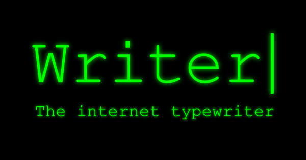 Writer, the Internet Typewriter · Twitter