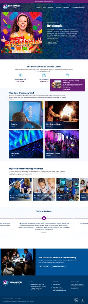 Exploration Place, Wichita, KS | Sedgwick County Science and Discovery Center · Twitter