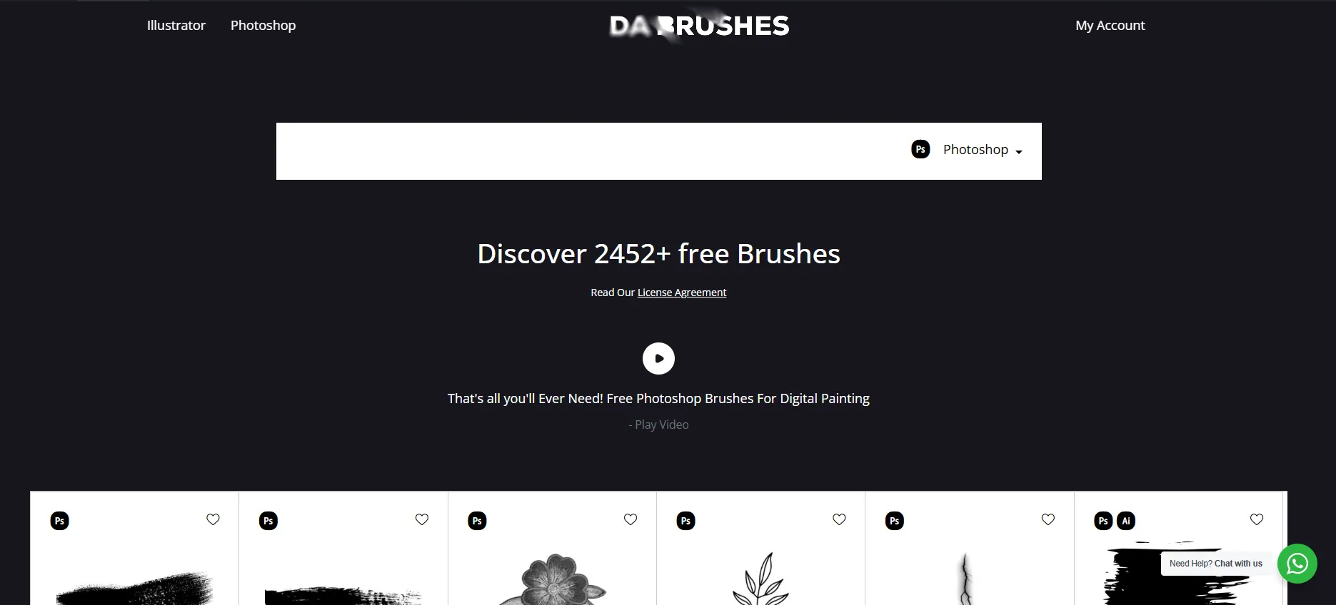 digital brushes