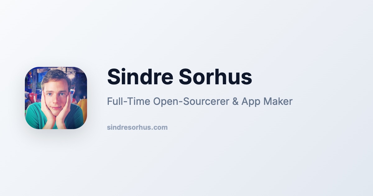 Sindre Sorhus