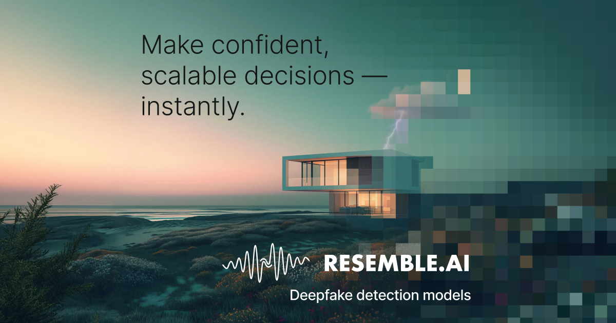 Multimodal Deepfake Detection and Watermarking for Enterprise | Resemble AI · Twitter
