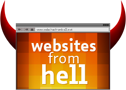 is a website from hell - websitesfromhell.net · Twitter