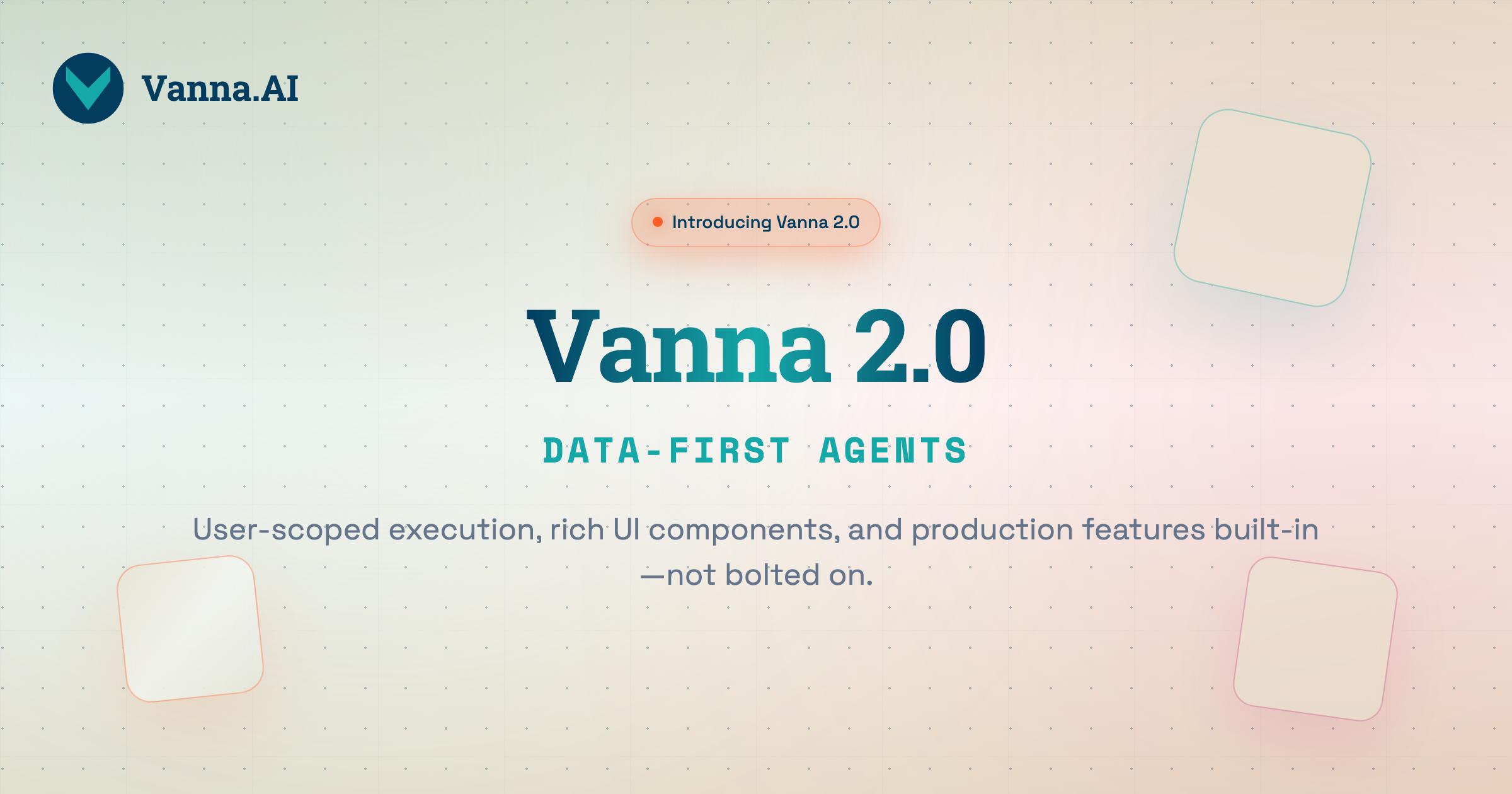 Vanna 2.0 – Build Agents Your Users Can Actually Use · Twitter