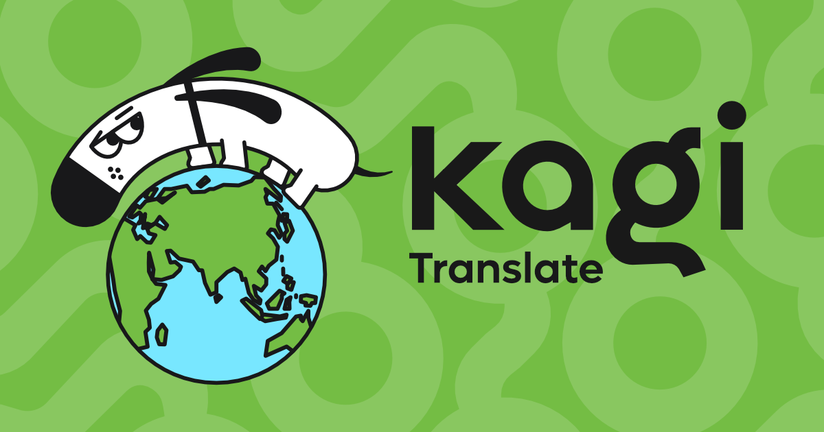 Kagi Translate · Twitter