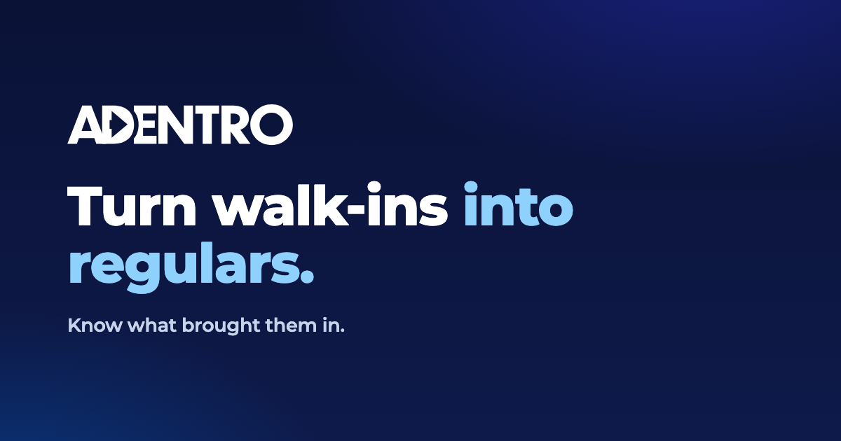 Adentro | Turn Walk-Ins Into Regulars · Twitter