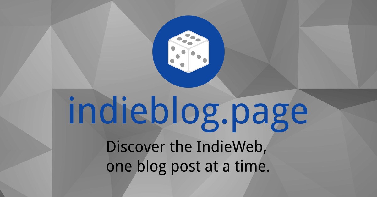 Discover the IndieWeb, one blog post at a time. · Twitter