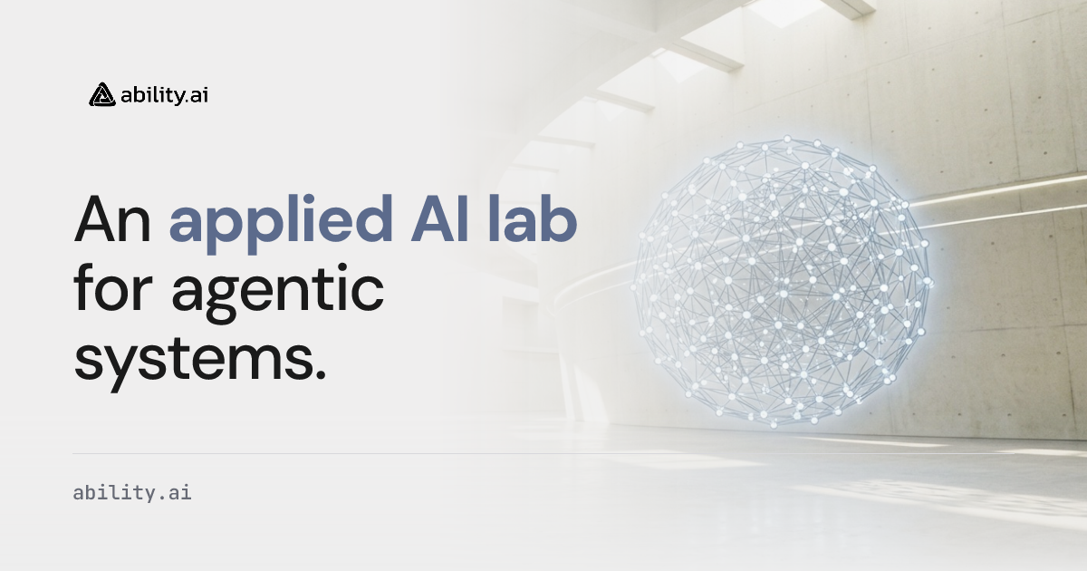 Ability.ai - an applied AI lab for sovereign agentic systems