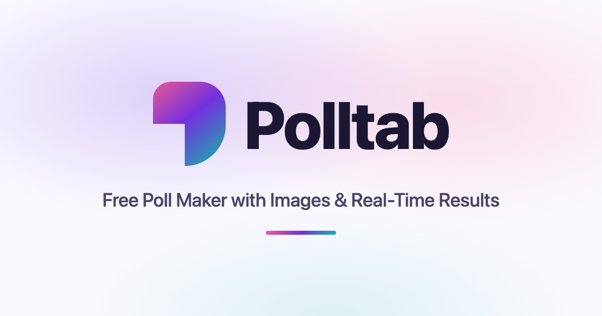 Free Poll Maker with Images & Real-Time Results | Polltab · Twitter