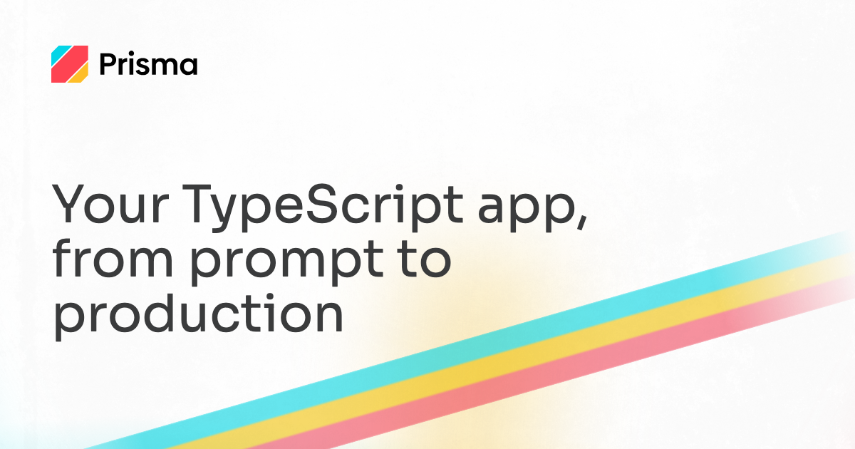 Prisma | Agent Infrastructure for TypeScript · Twitter