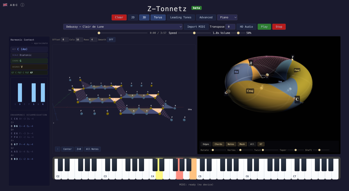 Z-Tonnetz — Interactive 3D Harmonic Space Visualization · Twitter