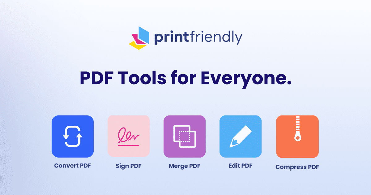 PrintFriendly — Edit PDFs and Print Web Pages Without Ads or Clutter · Twitter