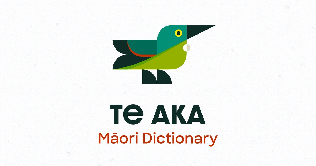 Te Aka Māori Dictionary · Twitter