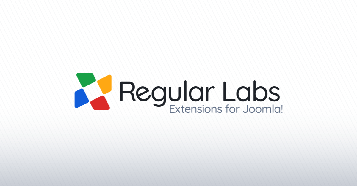 Regular Labs - Extensions for Joomla! - Regular Labs · Twitter