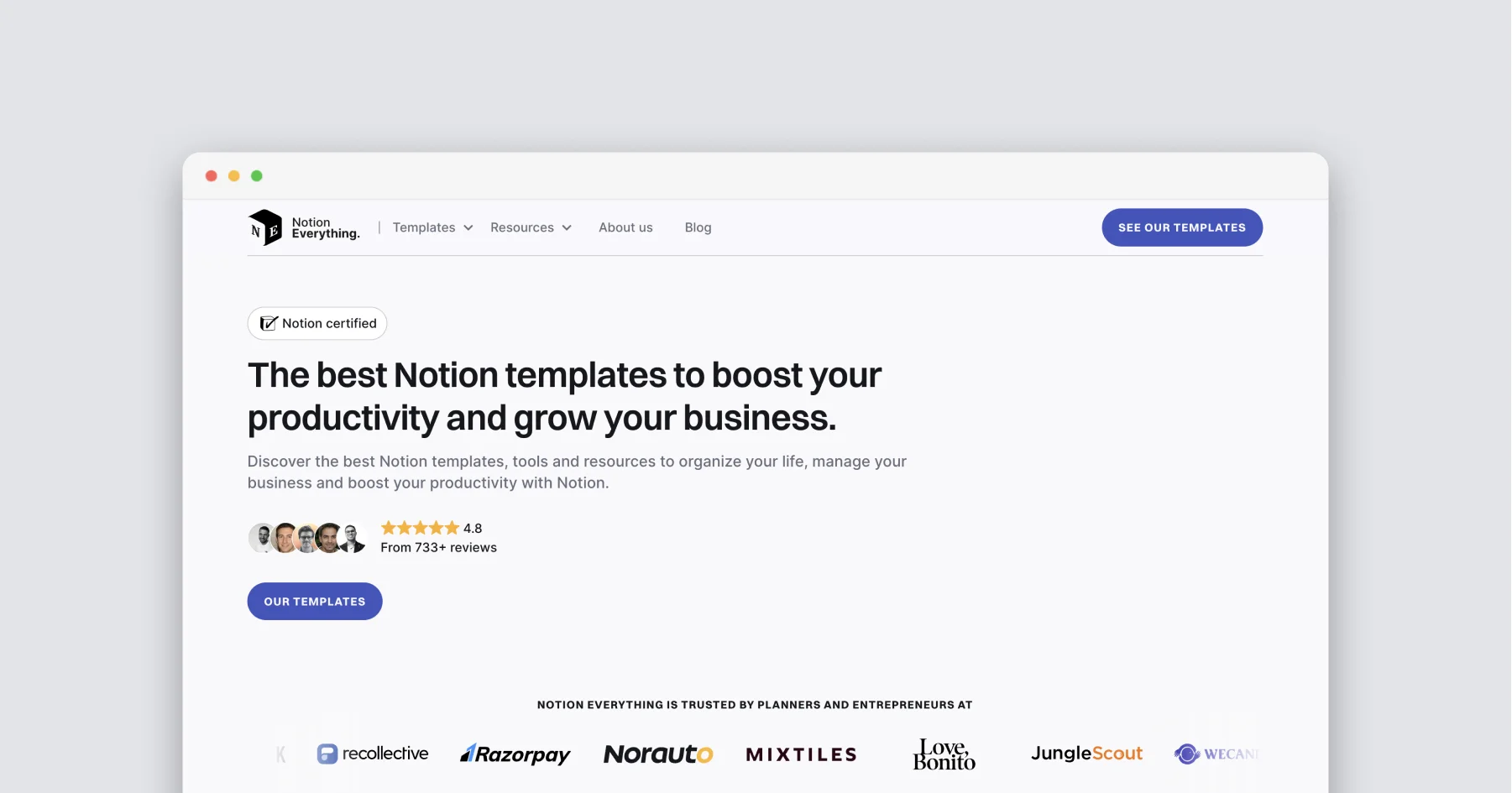 Notion Everything - Notion templates, tools & resources · Twitter