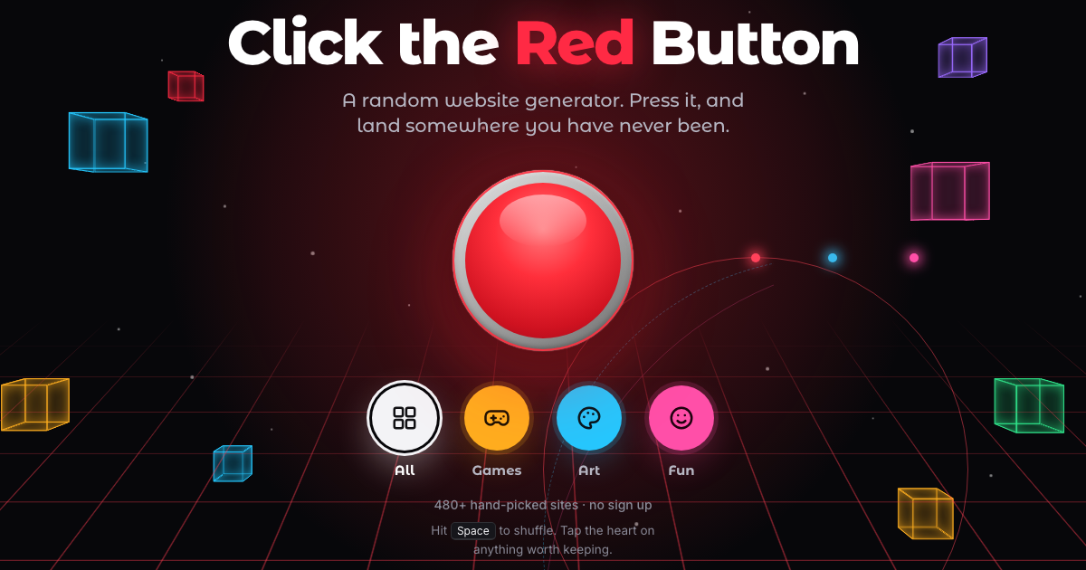 Click the Red Button