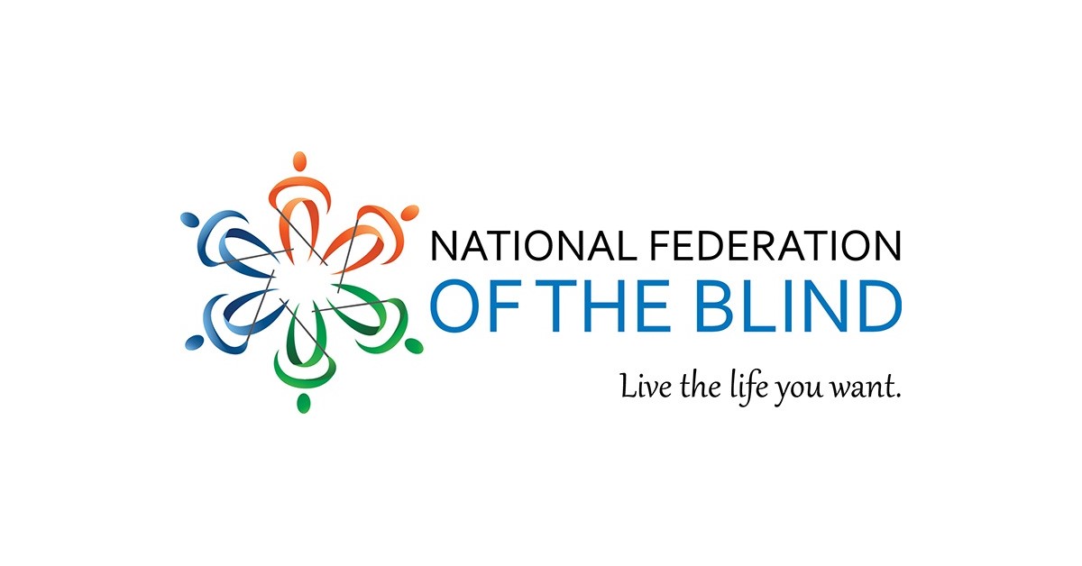 National Federation of the Blind logo, "Live the life you want."