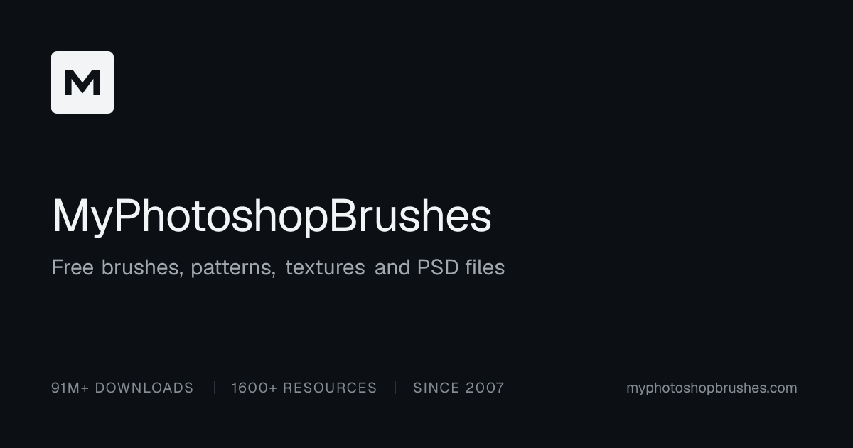 MyPhotoshopBrushes - Free Photoshop Resources